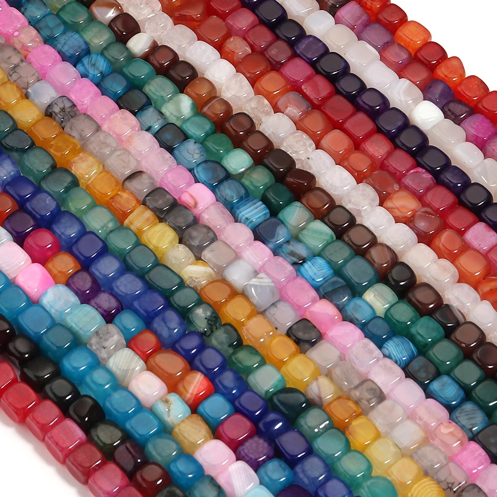 1 Strand Square Dragon Pattern Agate Beads Natural Stone Beads for DIY Jewelry Making Handmade Bracelet Necklace Accessories 
1 Strand Square Dragon Pattern Agate Beads Natural Stone Beads for DIY Jewelry Making Handmade Bracelet Necklace Accessories