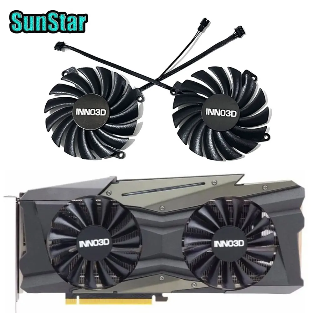 New CF-12915S CF-12910S 85MM 12V 0.35A RTX 3070 GPU Cooling Fan For INNO3D RTX 3060 3060TI RTX 3070 3080 Twin X2 OC Video Card
New CF-12915S CF-12910S 85MM 12V 0.35A RTX 3070 GPU Cooling Fan For INNO3D RTX 3060 3060TI RTX 3070 3080 Twin X2 OC Video Card