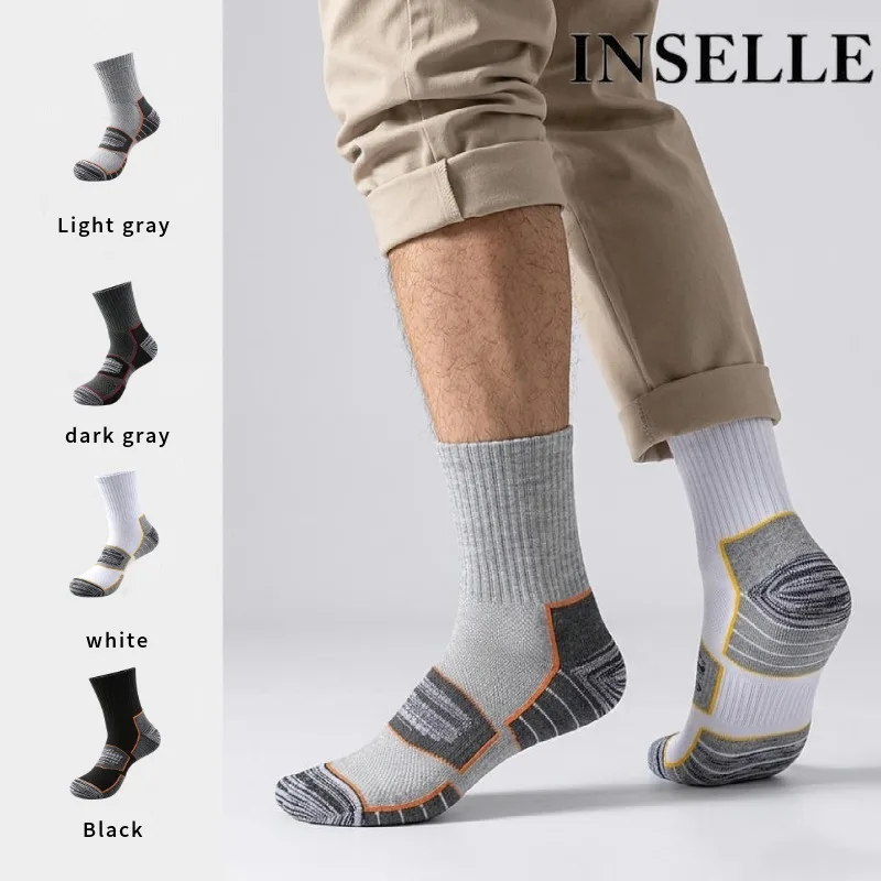 INSELLE Men Women Crew Athletic Socks, Zoned Cushioned Arch Support Compression Shock Absorbing Anti Slip
INSELLE Men Women Crew Athletic Socks, Zoned Cushioned Arch Support Compression Shock Absorbing Anti Slip