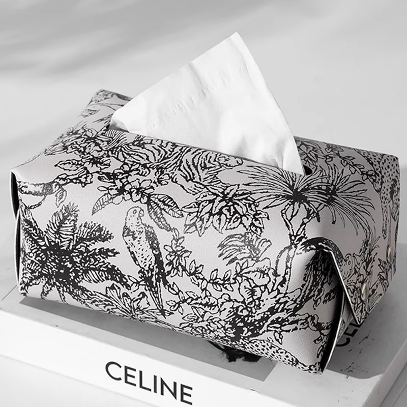 Vintage Leather Tissue Box, French Printing Design, Living Room, Coffee Table, Home Desktop Storage, Decorative Ornaments
Vintage Leather Tissue Box, French Printing Design, Living Room, Coffee Table, Home Desktop Storage, Decorative Ornaments