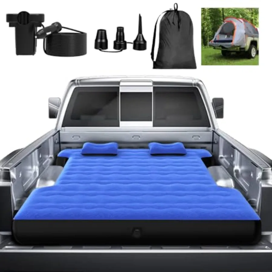 Camping Pickup Truck Bed Air Mattress Thicken Sleeping Pad for 5.5-5.8Ft Full-Size Short Truck Beds Outdoor Camping Car Travel
Camping Pickup Truck Bed Air Mattress Thicken Sleeping Pad for 5.5-5.8Ft Full-Size Short Truck Beds Outdoor Camping Car Travel