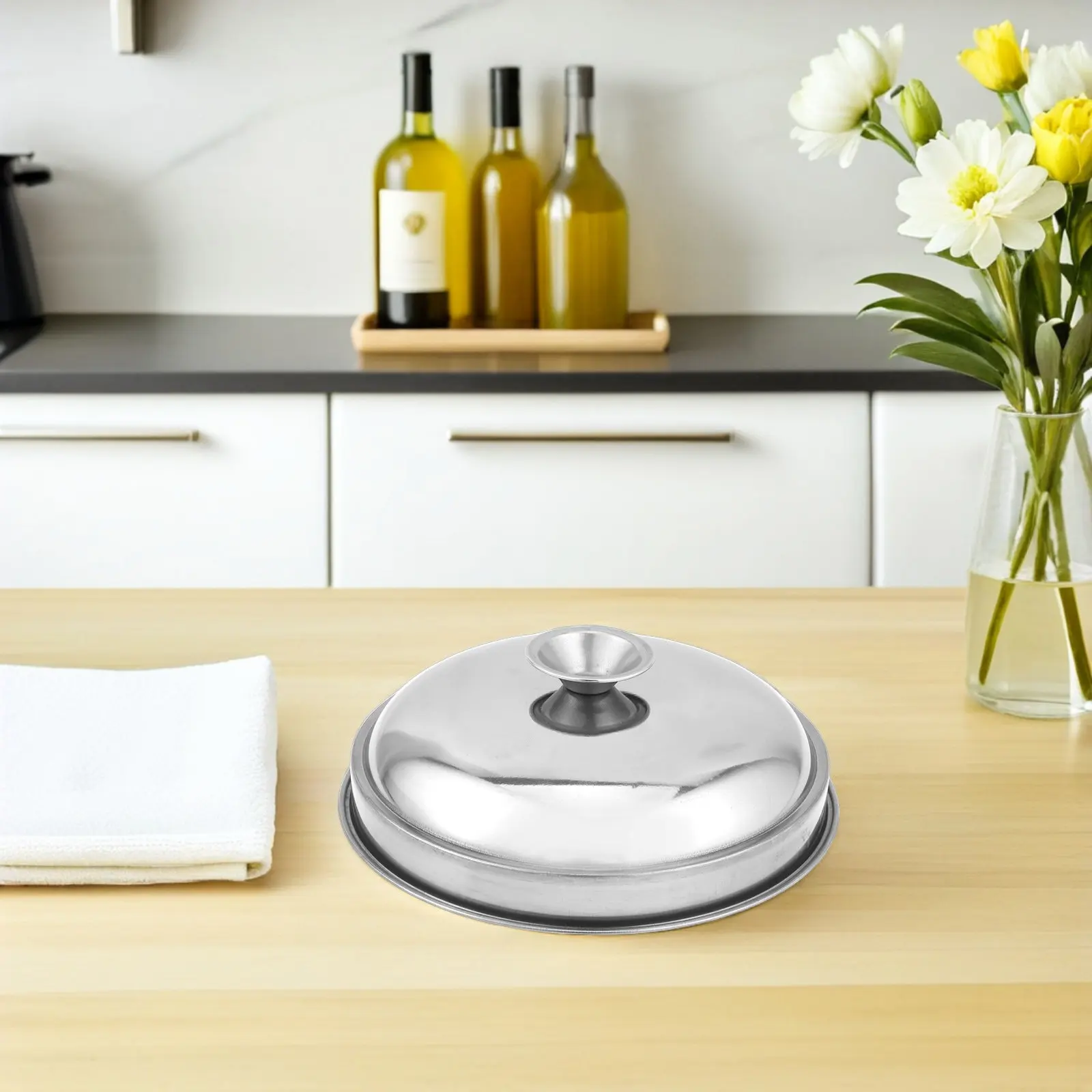 20Cm Stainless Steel Steamer Lid Only Thickened Dome Steaming Cover for Steamer Pots Vegetable Steaming Food Serving Basting
20Cm Stainless Steel Steamer Lid Only Thickened Dome Steaming Cover for Steamer Pots Vegetable Steaming Food Serving Basting