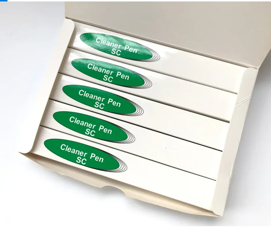 5PCS 1.25mm 2.5mm LC SC FC ST One Click Optic Fiber Cleaner Pen Connectors Adapters and Ferrules 800 Times Cleaning
5PCS 1.25mm 2.5mm LC SC FC ST One Click Optic Fiber Cleaner Pen Connectors Adapters and Ferrules 800 Times Cleaning