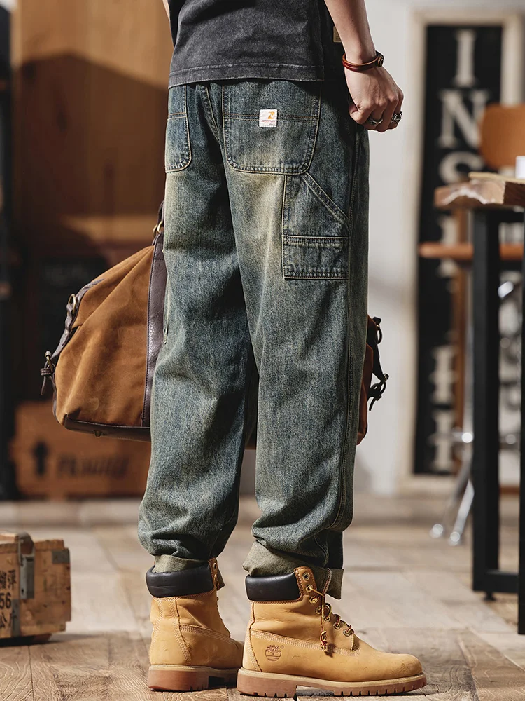 American Retro Waed Workwear Jeans Men's New Sle Spring Autumn Loose Versatile Slim Straight Casual Long Pants
American Retro Waed Workwear Jeans Men's New Sle Spring Autumn Loose Versatile Slim Straight Casual Long Pants