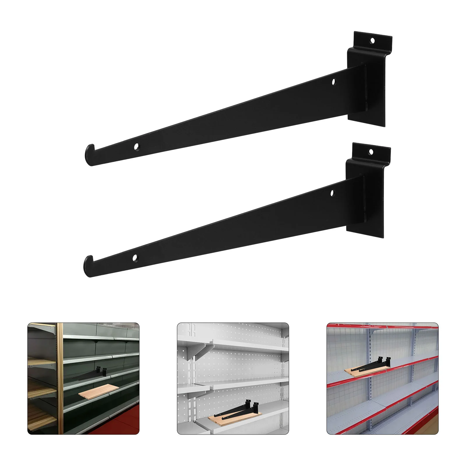 6pcs Slatwall Shelf Brackets For Home And Retail Display Heavy Duty Metal Slatwall Accessories Iron Brackets For Shelving
6pcs Slatwall Shelf Brackets For Home And Retail Display Heavy Duty Metal Slatwall Accessories Iron Brackets For Shelving