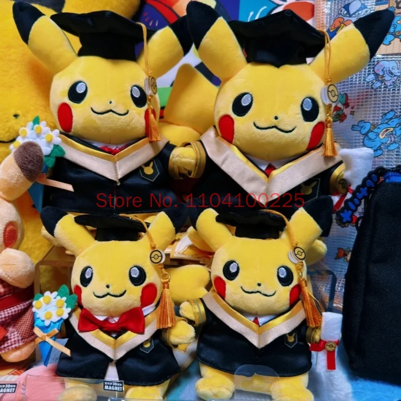 PokéMon Pikachu We Graduated Series Plush Doll Kawaii Soft Stuffed Toys Collection Bag Charm Graduation Anime Model Doll Gift
PokéMon Pikachu We Graduated Series Plush Doll Kawaii Soft Stuffed Toys Collection Bag Charm Graduation Anime Model Doll Gift
