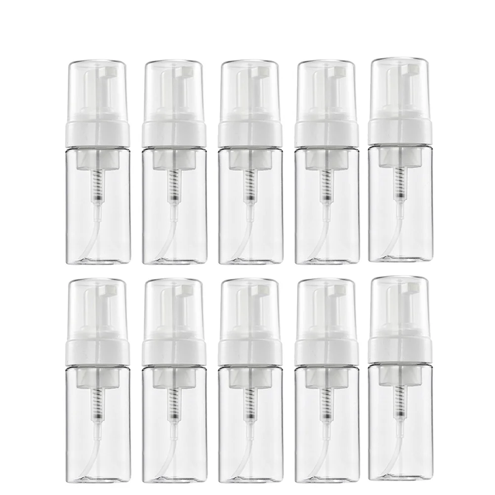 10Pcs Portable Foam Pump Bottles Transparent Reusable Travel Containers Leakproof Subpackaging Bottles for Shampoo Lotion
10Pcs Portable Foam Pump Bottles Transparent Reusable Travel Containers Leakproof Subpackaging Bottles for Shampoo Lotion