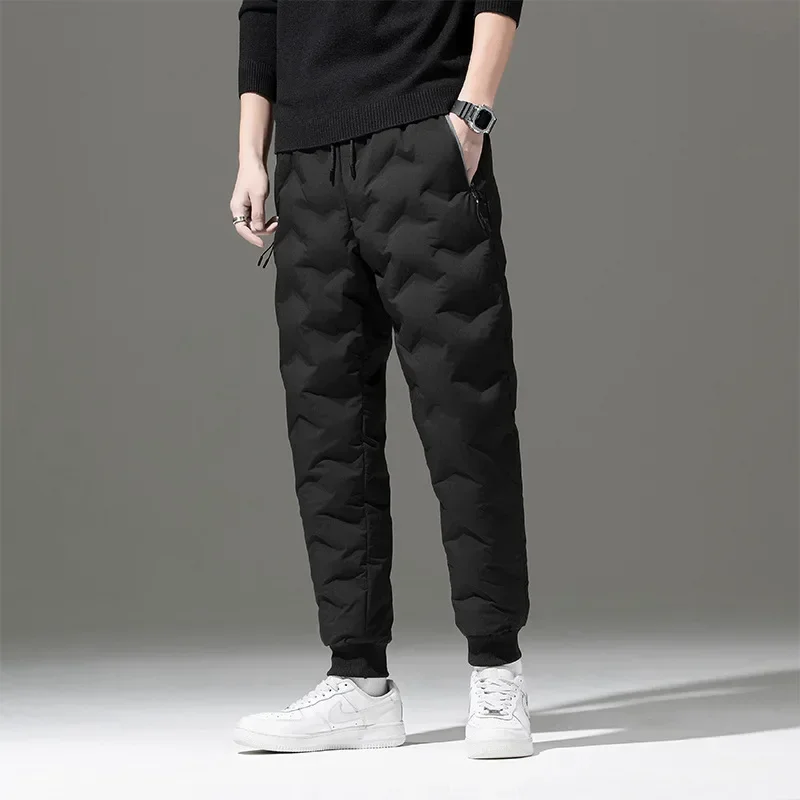 Winter Down Pants Men's Waterproof and Warm Thickened Young Sports and Leisure White Duck Down Trousers for Men 2025 New
Winter Down Pants Men's Waterproof and Warm Thickened Young Sports and Leisure White Duck Down Trousers for Men 2025 New