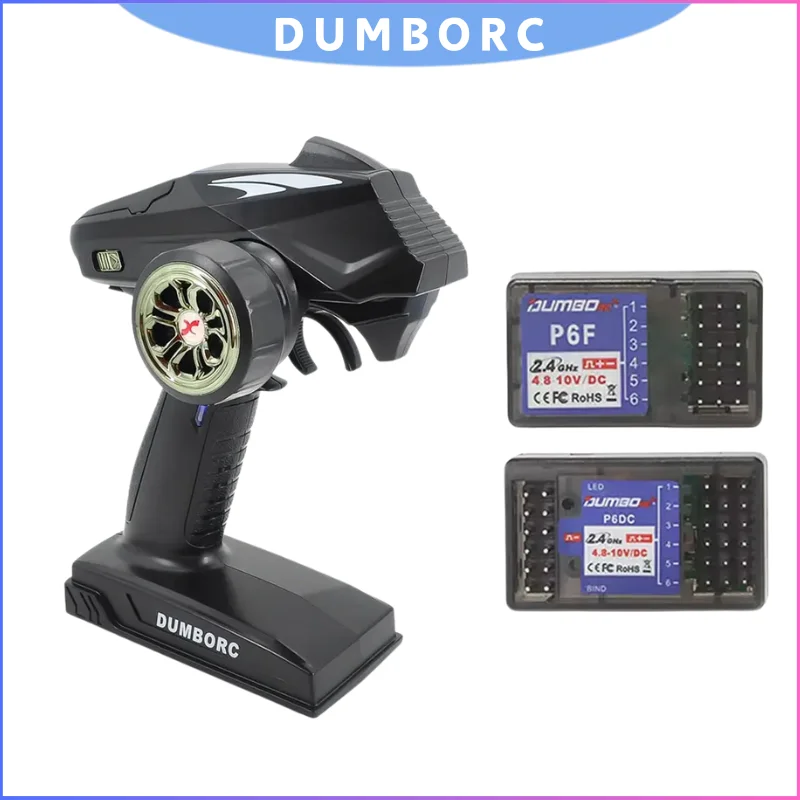 DumboRC X4 2.4G 4CH Transmitter with P6F & P6DC Receiver, Includes DC Light for RC Model MN-90, Car, Boat and Tank
DumboRC X4 2.4G 4CH Transmitter with P6F & P6DC Receiver, Includes DC Light for RC Model MN-90, Car, Boat and Tank