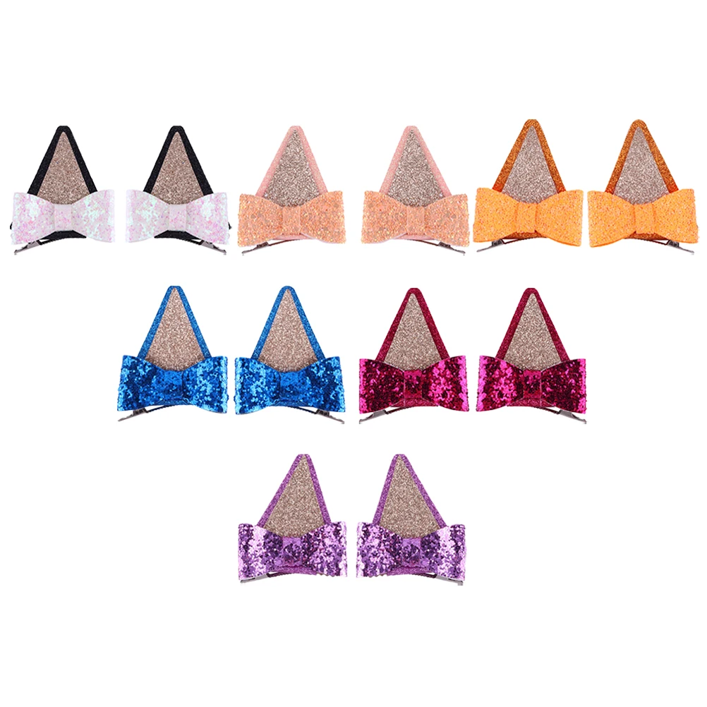 6 Pairs Bow Tie Hair Clips Kawaii Animal Ear Duckbill Glitter Fabric Colorful For Party Dress Up Wedding Prom Graduation
6 Pairs Bow Tie Hair Clips Kawaii Animal Ear Duckbill Glitter Fabric Colorful For Party Dress Up Wedding Prom Graduation