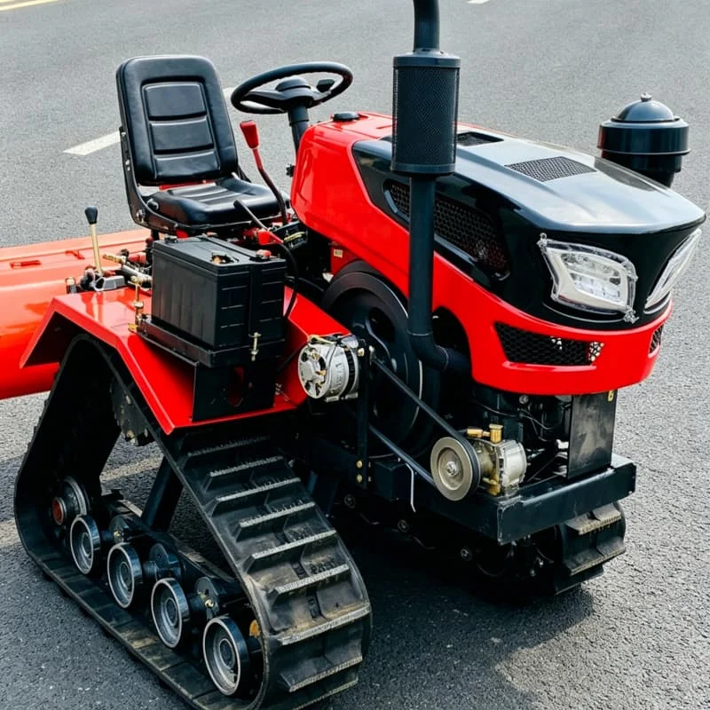 Customized Rotary tiller, energy-saving crawler rotary tiller, best-selling crawler tractor, upgraded farm ploughing machine
Customized Rotary tiller, energy-saving crawler rotary tiller, best-selling crawler tractor, upgraded farm ploughing machine