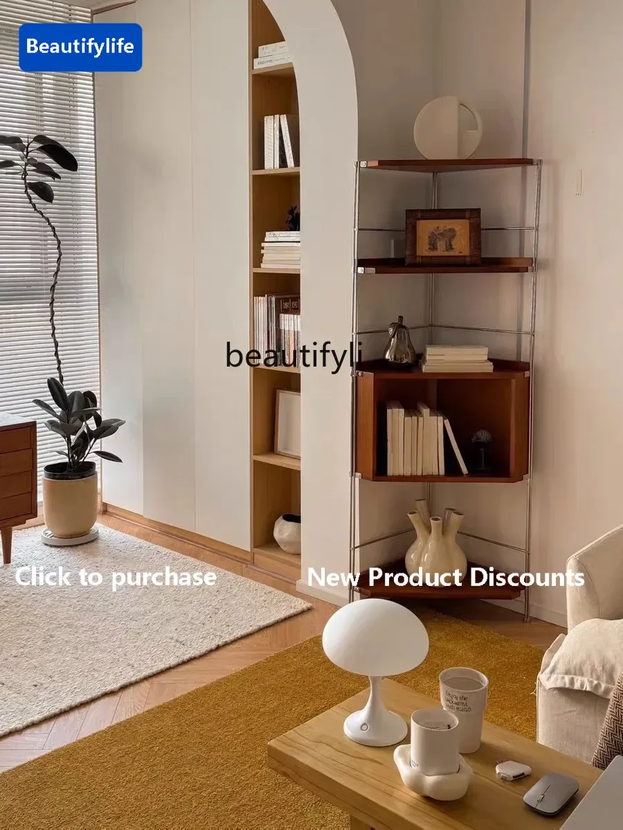 xzMedieval solid wood corner shelf bookcase living room corner multi-functional triangular cabinetj6660
xzMedieval solid wood corner shelf bookcase living room corner multi-functional triangular cabinetj6660