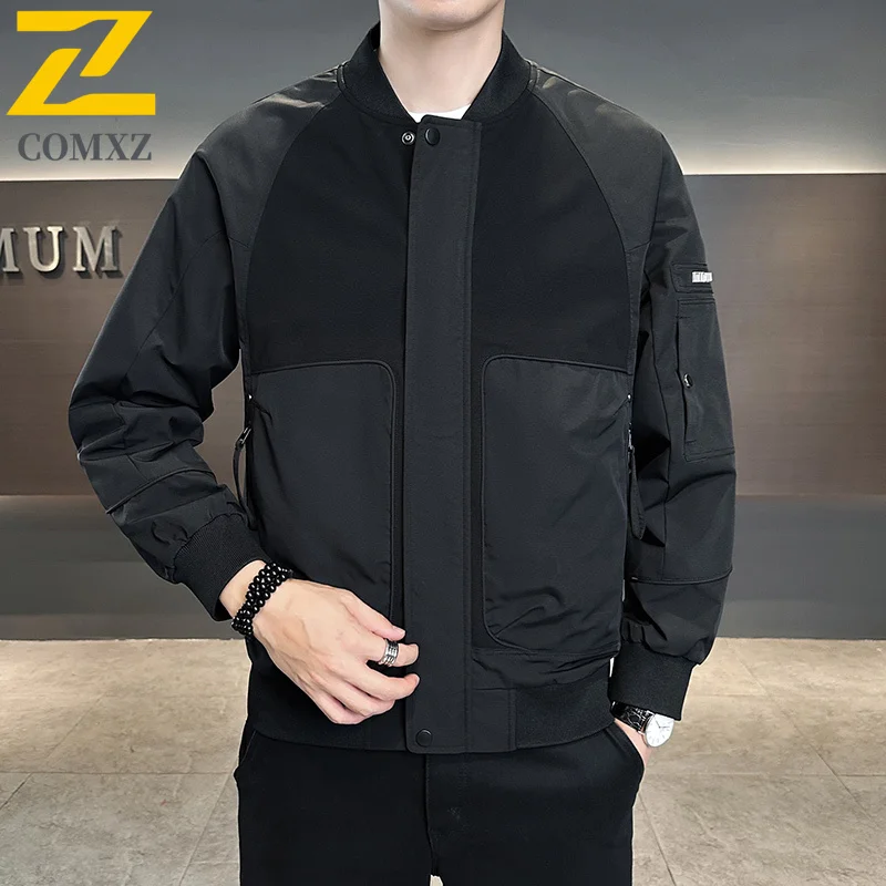 Minimalist Jacket Men 2025 Streetwear Stand Collar Coat Spring Autumn Loose Fit Casual Versatile Windbreaker Outdoor Fashion Top 
Minimalist Jacket Men 2025 Streetwear Stand Collar Coat Spring Autumn Loose Fit Casual Versatile Windbreaker Outdoor Fashion Top