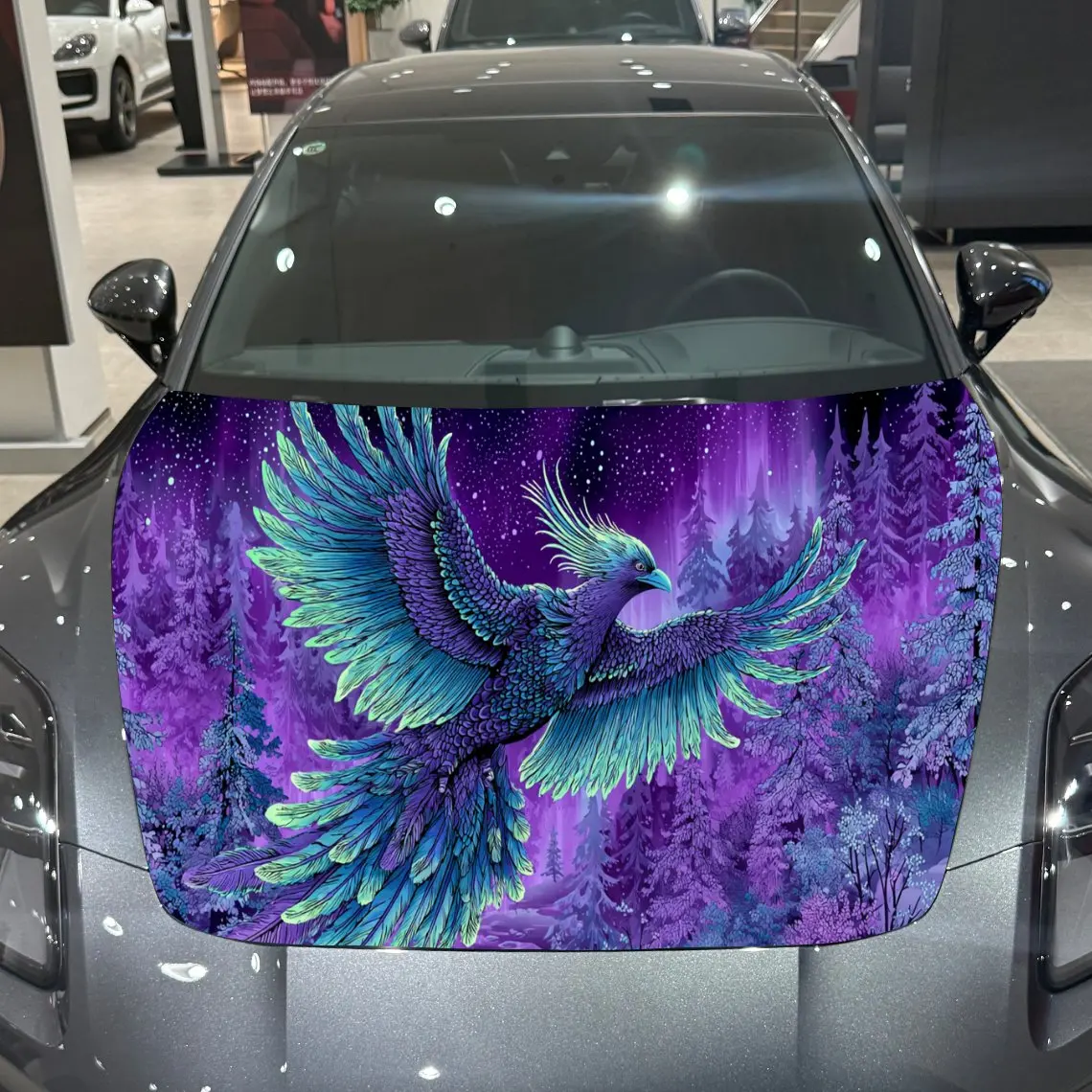 Aurora Phoenix Dominance Scene PVC Car Engine Hood Vinyl Wraps, Self-Adhesive Waterproof Car Hood Decal Sticker, Car Decoration
Aurora Phoenix Dominance Scene PVC Car Engine Hood Vinyl Wraps, Self-Adhesive Waterproof Car Hood Decal Sticker, Car Decoration