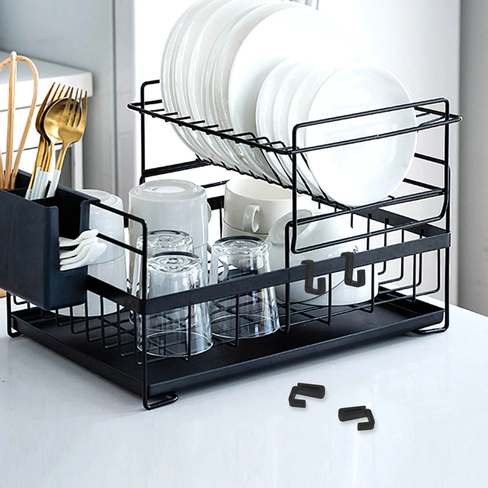 4Pcs White Plastic Z Hooks Multi Purpose Utility Hooks for Kitchen Cabinet Wardrobe Microwave Rack Hanging Clothes Organizer
4Pcs White Plastic Z Hooks Multi Purpose Utility Hooks for Kitchen Cabinet Wardrobe Microwave Rack Hanging Clothes Organizer