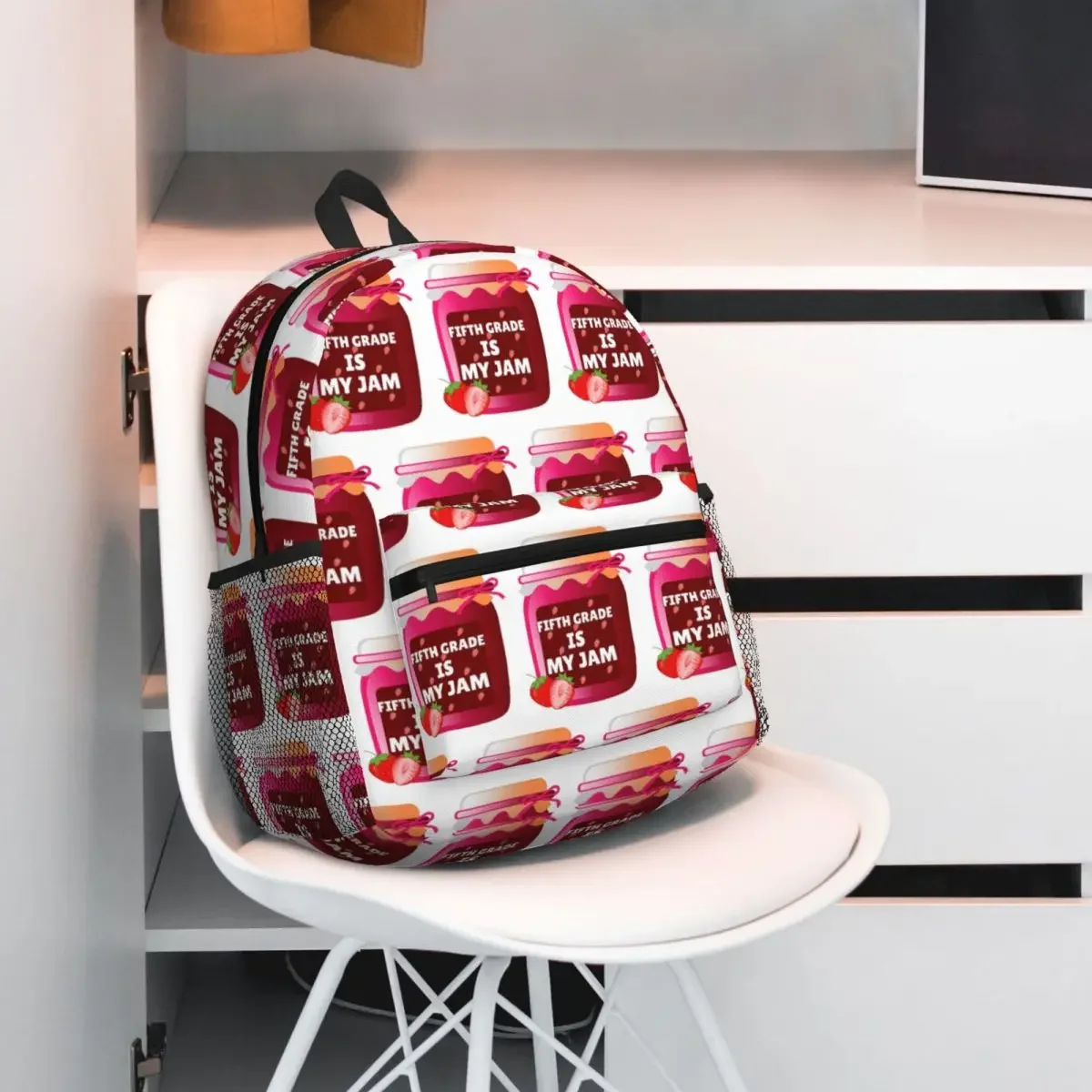 Рюкзак Fifth Grade Is My Jam, рюкзак большой вместимости, сумка для книг для мальчиков и девочек, школьная сумка, сумки на плечо для мужчин и женщин
Рюкзак Fifth Grade Is My Jam, рюкзак большой вместимости, сумка для книг для мальчиков и девочек, школьная сумка, сумки на плечо для мужчин и женщин