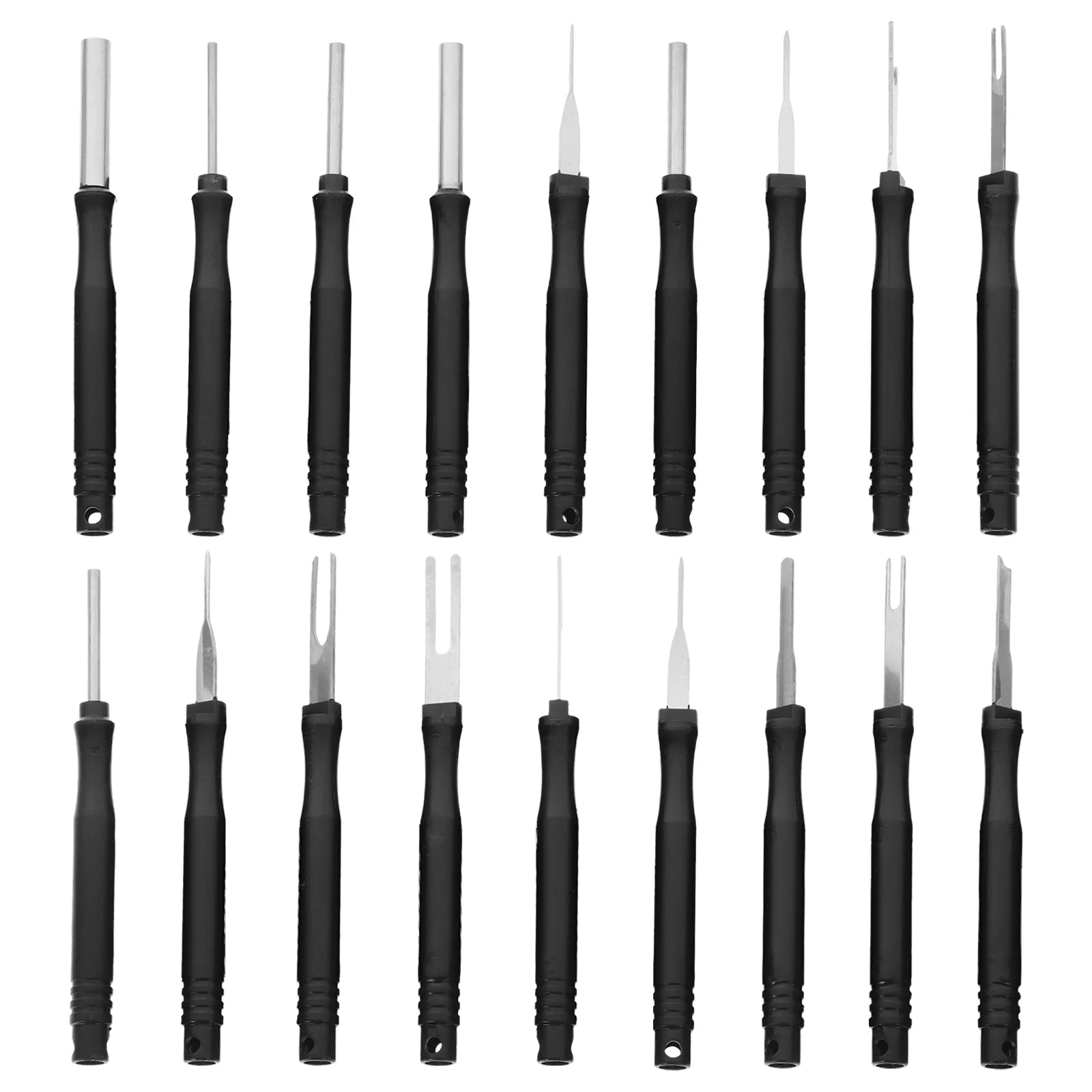 18pcs Terminal Pin Extractor Tools 0.8~6.2mm Wire Harness Long Handle Automotive Electrical Maintenance Kit Car Mechanics Tools
18pcs Terminal Pin Extractor Tools 0.8~6.2mm Wire Harness Long Handle Automotive Electrical Maintenance Kit Car Mechanics Tools