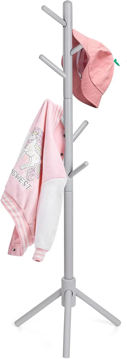 Kid's Coat Rack Stand Beech Wood Coats Tree, Height Adjustable Freestanding Child Clothes Racks with 9 Hooks for Cloth,
Kid's Coat Rack Stand Beech Wood Coats Tree, Height Adjustable Freestanding Child Clothes Racks with 9 Hooks for Cloth,