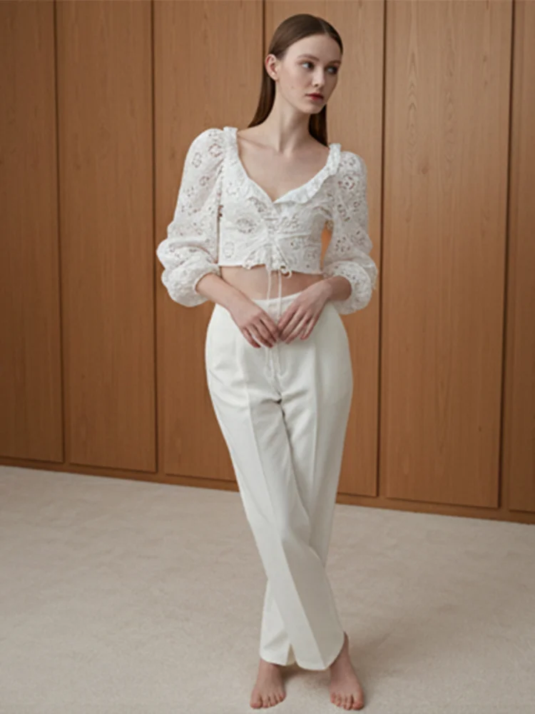 White Lace Women's Vest V-Neck Fashion Sleeveless Sexy Cutout Crop See Through Cropped Bodice Party Nightwear Fashion Tops 2026
White Lace Women's Vest V-Neck Fashion Sleeveless Sexy Cutout Crop See Through Cropped Bodice Party Nightwear Fashion Tops 2026