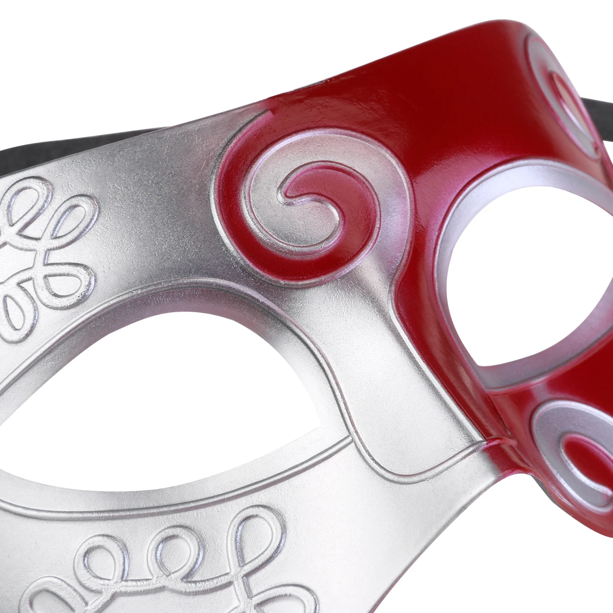 Retro Jazz Mask Silver Red Color Greek Roman Style Masquerade Mask for Men Durable Plastic 16.5cm*9cm Halloween Fancy Dress
Retro Jazz Mask Silver Red Color Greek Roman Style Masquerade Mask for Men Durable Plastic 16.5cm*9cm Halloween Fancy Dress