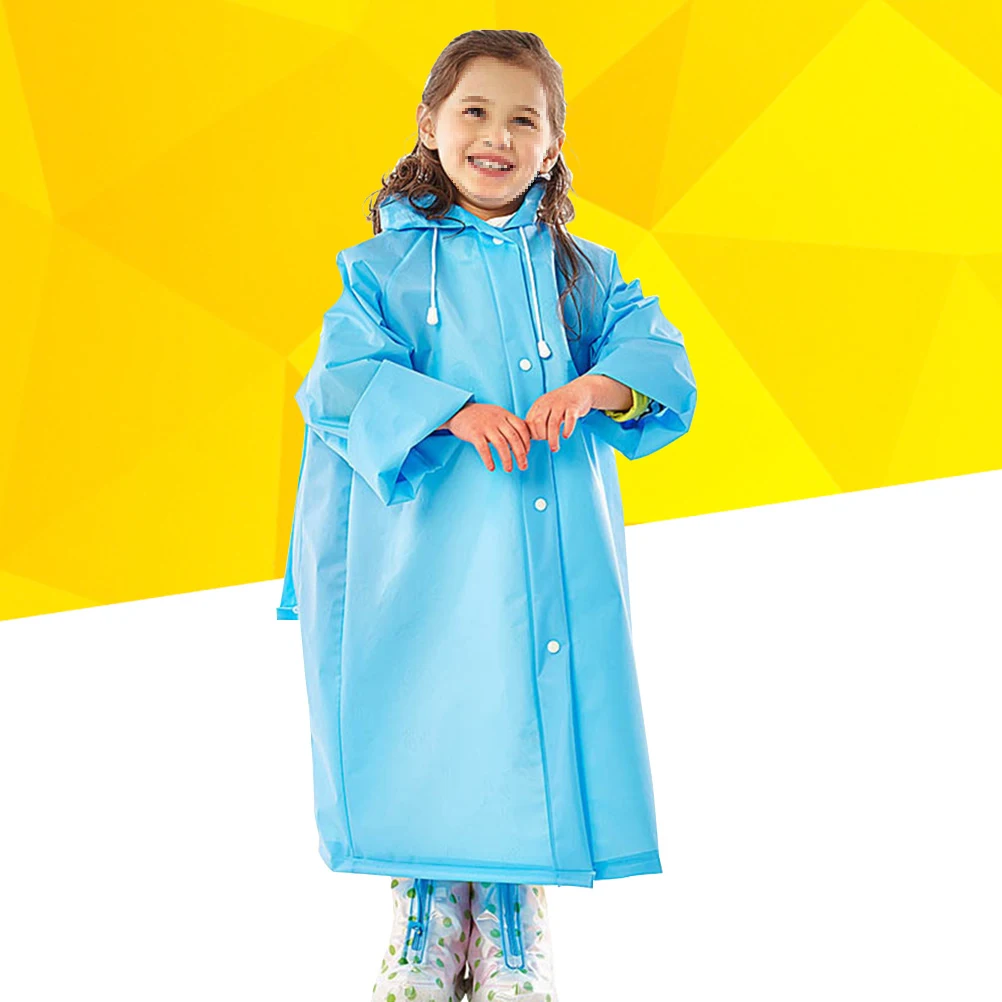 Stylish Hooded Kids Raincoat With Schoolbag Cover Lightweight Reusable Waterproof Rain Poncho For Outdoor Activities
Stylish Hooded Kids Raincoat With Schoolbag Cover Lightweight Reusable Waterproof Rain Poncho For Outdoor Activities