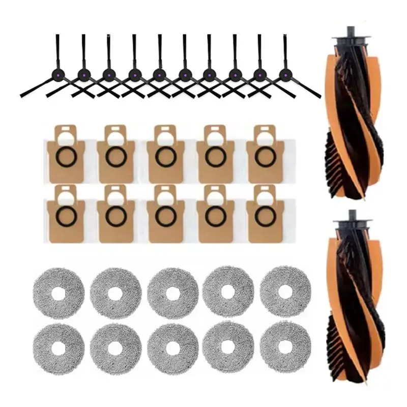 Replacement Parts Kit(32PCS) For JONR P20 PRO/T5 PRO Robot Vacuum Cleaner- Main Brush, Side Brush, Mop Cloth, Dust Bag-AA80
Replacement Parts Kit(32PCS) For JONR P20 PRO/T5 PRO Robot Vacuum Cleaner- Main Brush, Side Brush, Mop Cloth, Dust Bag-AA80