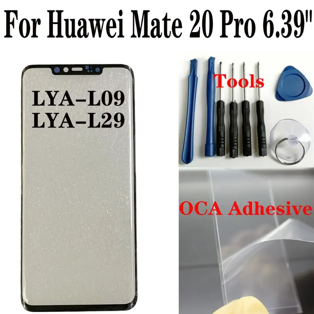 Shyueda 100% Новинка для Huawei Mate 20 Pro 6,39 дюйма LYA-L09 внешний экран Стеклянная линза