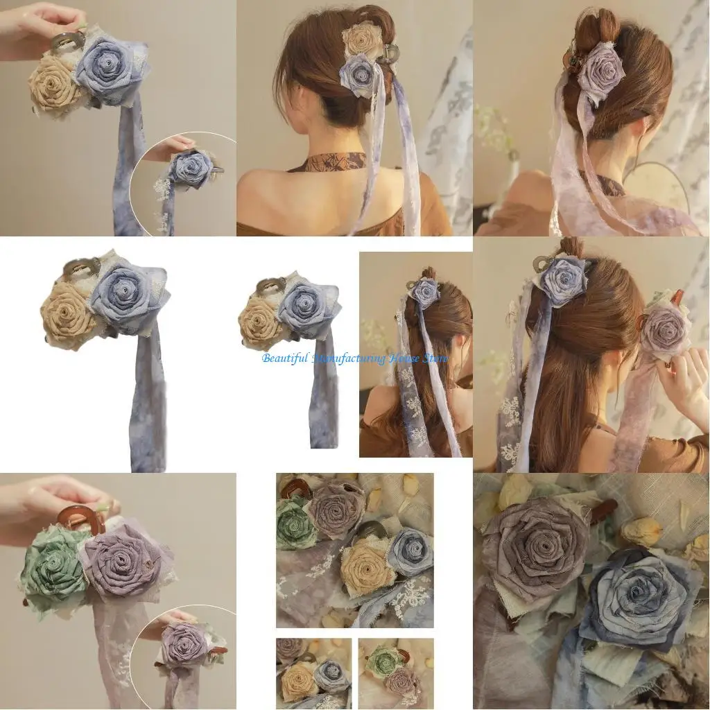 E56A Hanfu Hair Clip for Girls Chinese Teens Color Matching Flower Hair Clip
E56A Hanfu Hair Clip for Girls Chinese Teens Color Matching Flower Hair Clip