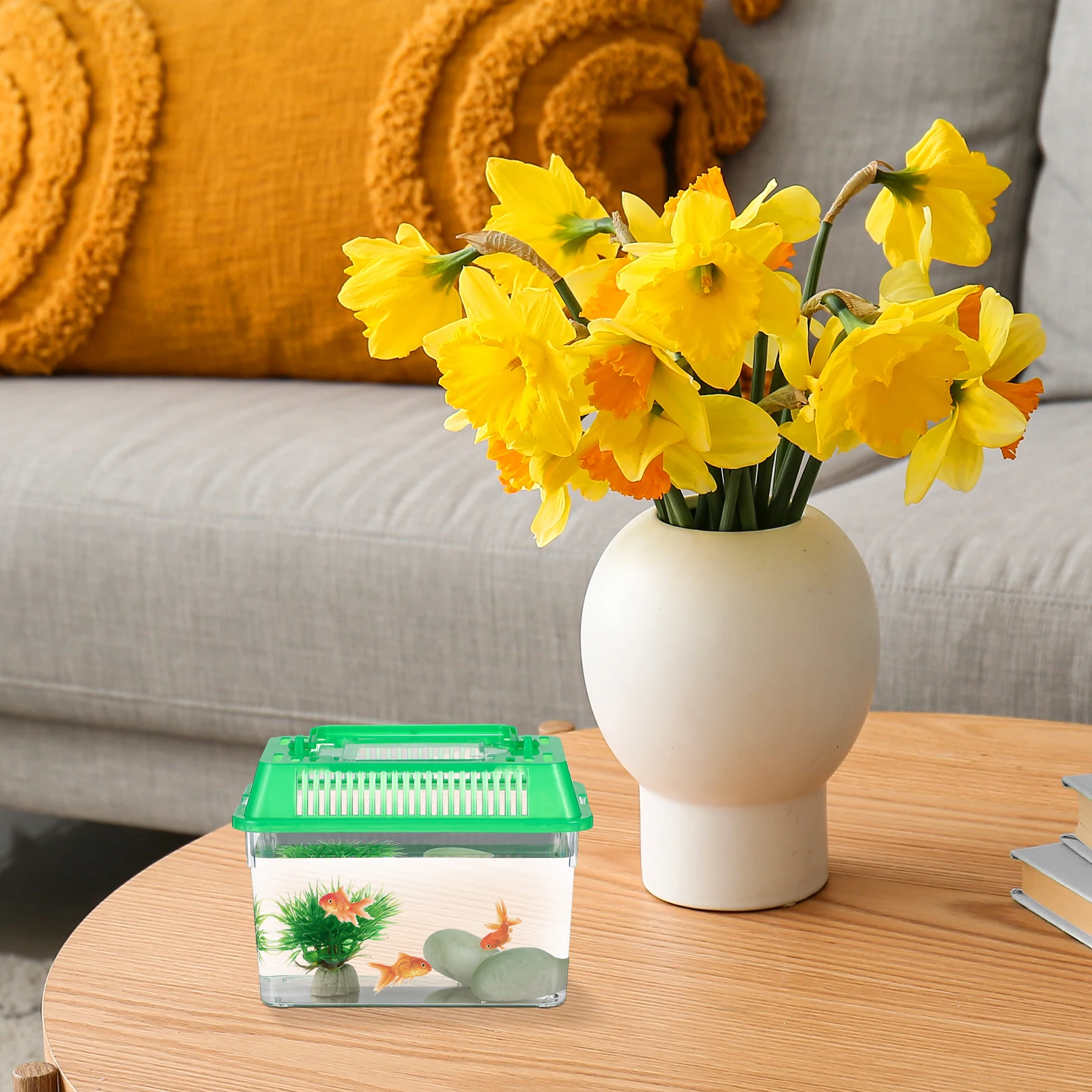 5pcs Portable Handheld Fish Tank Plastic Aquarium For Turtle Goldfish Feeding Breeding Reptile Habitat Transparent Pet Box
5pcs Portable Handheld Fish Tank Plastic Aquarium For Turtle Goldfish Feeding Breeding Reptile Habitat Transparent Pet Box