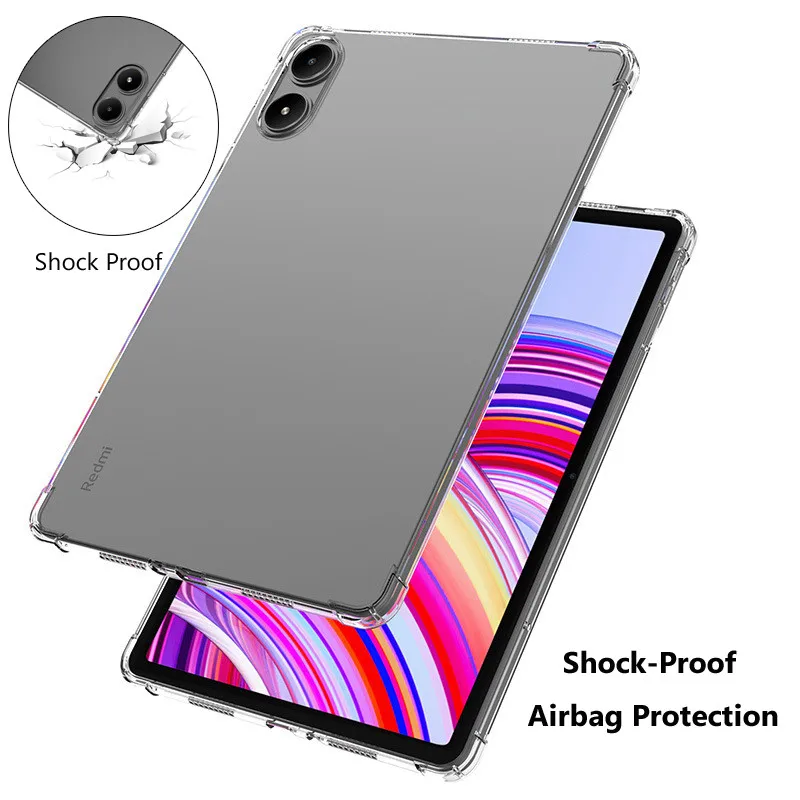 Transparent Cover for Redmi Pad Pro 12.1inch SE 11 10.61 for Xiaomi Poco Pad 5G 12.1 7 7 Pro 11.2 6S Pro 6 5Pro TPU Tablet Case
Transparent Cover for Redmi Pad Pro 12.1inch SE 11 10.61 for Xiaomi Poco Pad 5G 12.1 7 7 Pro 11.2 6S Pro 6 5Pro TPU Tablet Case