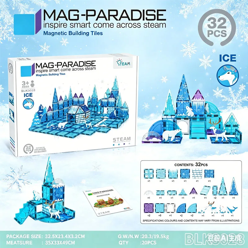 Magnetic Building Block Toys Magnetic Force Plate Small Size, Birthday Holiday Gifts, Back-To-School Gifts
Magnetic Building Block Toys Magnetic Force Plate Small Size, Birthday Holiday Gifts, Back-To-School Gifts