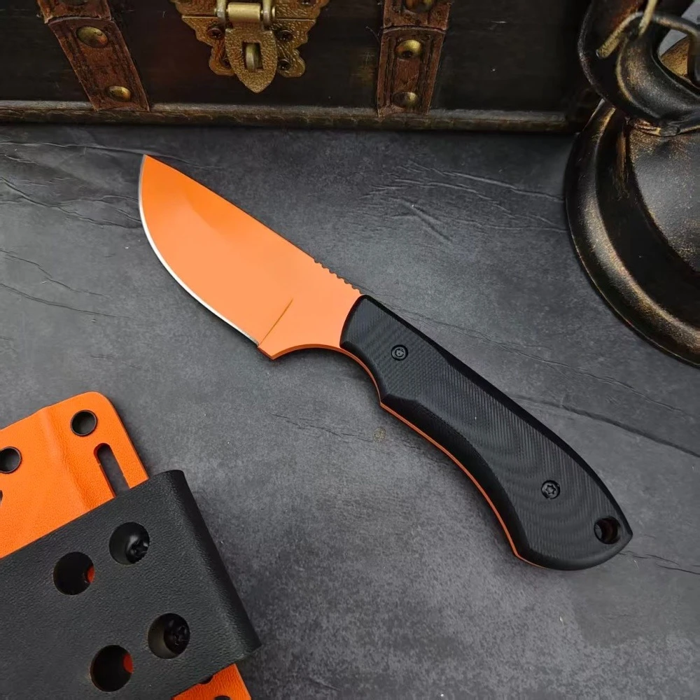 Durable Camping Cutting Knife with G10 Handle Lightweight Utility Fishing Knives with Sheath High-quality Portable Survival Tool
Durable Camping Cutting Knife with G10 Handle Lightweight Utility Fishing Knives with Sheath High-quality Portable Survival Tool