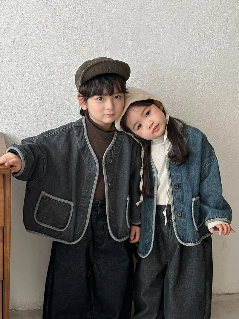 MILANCEL New Autumn Kids Cow Coat 1-7T Simple Solid Color Boys Jacket Korean Loose Thin Children Outwear Tops
MILANCEL New Autumn Kids Cow Coat 1-7T Simple Solid Color Boys Jacket Korean Loose Thin Children Outwear Tops