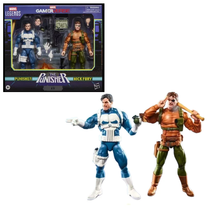 In Stock Hasbro Marvel Legends Series Gamerverse PunisherVSNick Fury Models Anime Movie Toys Model Action Figure Gift Hobbies
In Stock Hasbro Marvel Legends Series Gamerverse PunisherVSNick Fury Models Anime Movie Toys Model Action Figure Gift Hobbies
