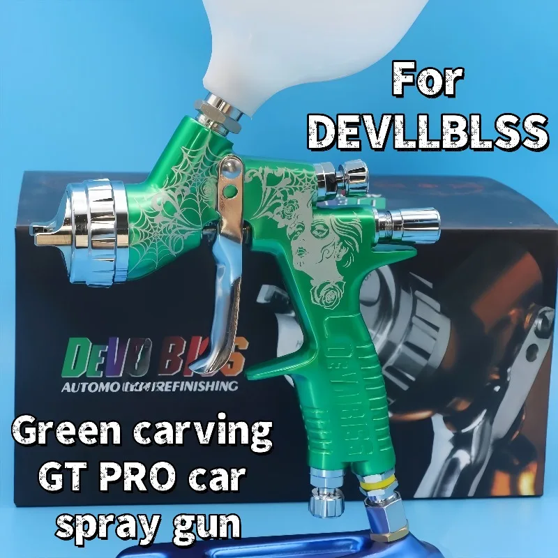 Пистолет-распылитель Tpaitlss Green Spider Carving TE20/T110 1,3/1,8 мм, сопло LVMP, пистолет-распылитель с узором
Пистолет-распылитель Tpaitlss Green Spider Carving TE20/T110 1,3/1,8 мм, сопло LVMP, пистолет-распылитель с узором