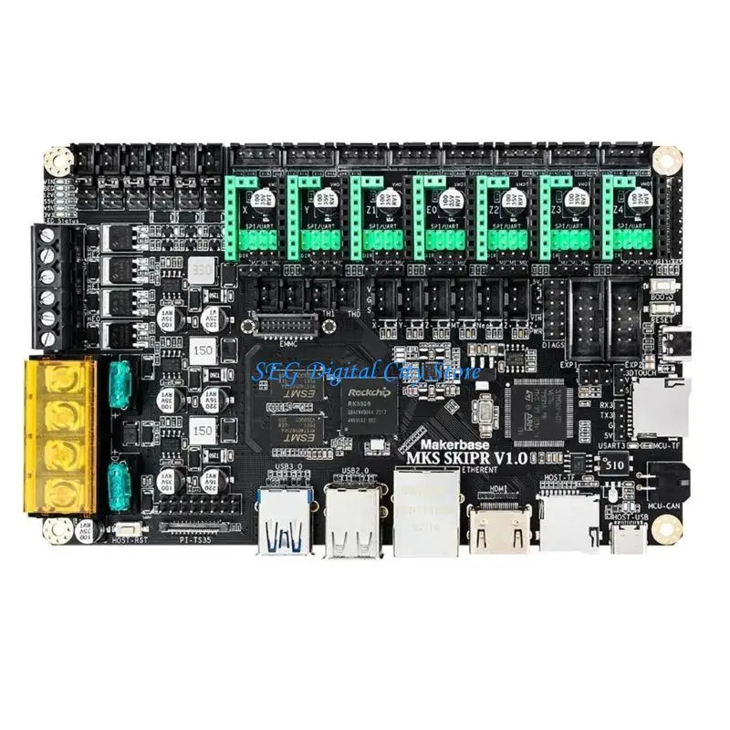 U75B MKS SKIPR Motherboard- with Quad-core 64bits SOC STM32F407VET6 Onboard Runs Klipper with EMMC
U75B MKS SKIPR Motherboard- with Quad-core 64bits SOC STM32F407VET6 Onboard Runs Klipper with EMMC