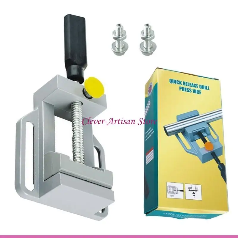 E06B Multifunctional Aluminum Drill Press Vise Quick Release Workbench Clamp Tool for Home Workshops and Professional Studios
E06B Multifunctional Aluminum Drill Press Vise Quick Release Workbench Clamp Tool for Home Workshops and Professional Studios