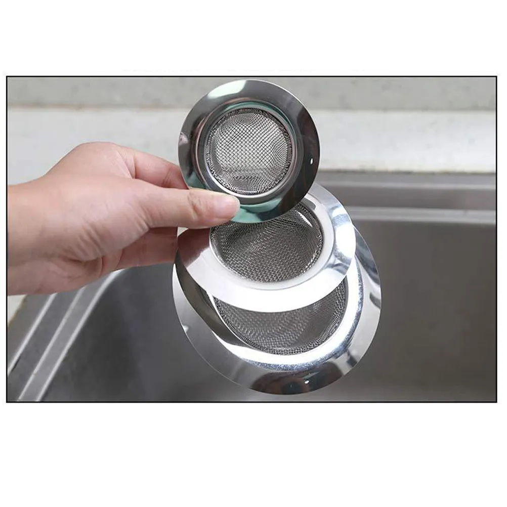 Stainless Steel Sink Strainer Micro Perforated Round Basket Large Kitchen Bathroom Drain Filter Anti-Clog Mesh Strainer Filter
Stainless Steel Sink Strainer Micro Perforated Round Basket Large Kitchen Bathroom Drain Filter Anti-Clog Mesh Strainer Filter