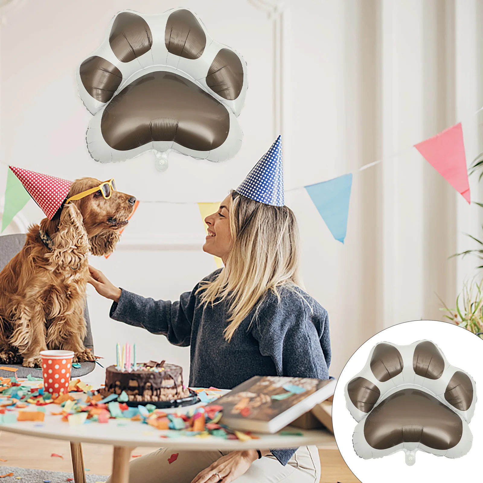 2pcs Dog Paw Foil Party Supplies Inflatable Cartoon Dog Birthday Decoration Paw Shaped For Indoor Outdoor Decoration Party
2pcs Dog Paw Foil Party Supplies Inflatable Cartoon Dog Birthday Decoration Paw Shaped For Indoor Outdoor Decoration Party