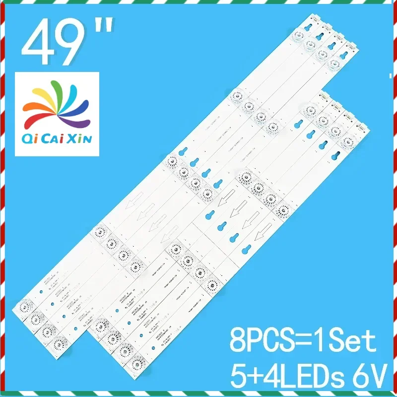 for 49-inch LCD TV 49HR330M05B0 V6 4C-LB4905-HR01J 4C-LB4905-HR05J D49A620U D49A630U 49UC6406 Y49G29 LVF490CS0T backlight strip
for 49-inch LCD TV 49HR330M05B0 V6 4C-LB4905-HR01J 4C-LB4905-HR05J D49A620U D49A630U 49UC6406 Y49G29 LVF490CS0T backlight strip