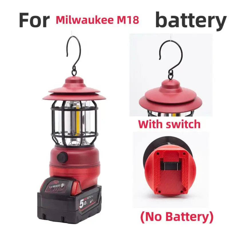 LED Working Light Spotlight Portable Lamp Lantern for Milwaukee M18v Lithium Battery power supply Lamp Lantern(No Battery )
LED Working Light Spotlight Portable Lamp Lantern for Milwaukee M18v Lithium Battery power supply Lamp Lantern(No Battery )