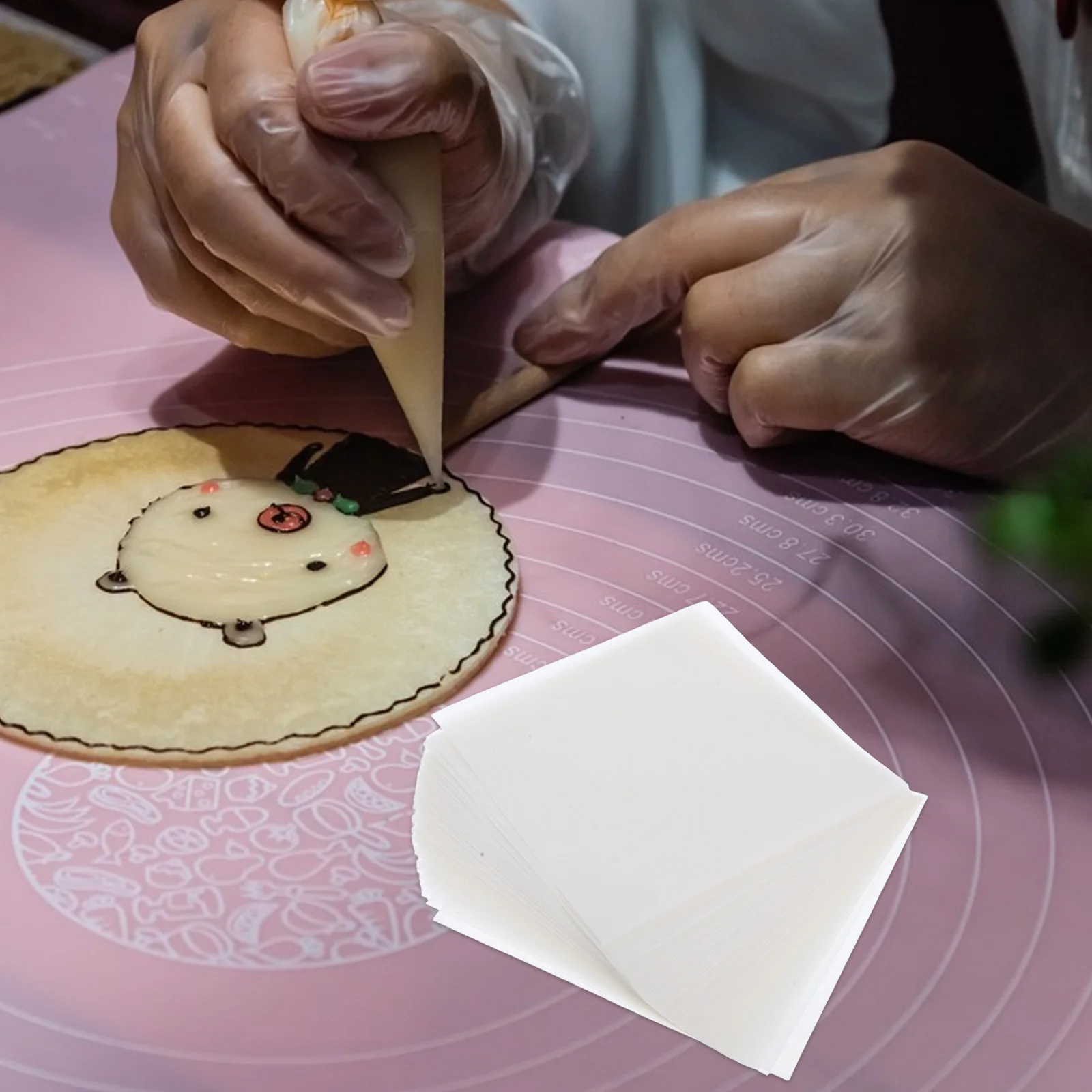 Sugar Pancake Paper Greaseproof Cookie Treat Liners White Disposable Baking Sheets Pastry Paper Nonstick Safe Food Versatile
Sugar Pancake Paper Greaseproof Cookie Treat Liners White Disposable Baking Sheets Pastry Paper Nonstick Safe Food Versatile