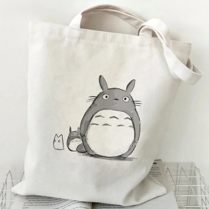 Totoro Studio Ghibli модная женская сумка для покупок с принтом, складная многоразовая сумка в стиле Харадзюку, студенческая большая сумка, сумка для хранения
Totoro Studio Ghibli модная женская сумка для покупок с принтом, складная многоразовая сумка в стиле Харадзюку, студенческая большая сумка, сумка для хранения