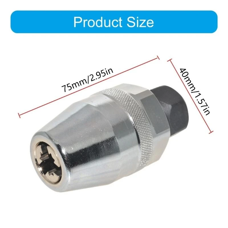 G6KF Studs Bolt Extractor for Gripping and Removing for 1/4-1/2inch (6mm-13mm) Bolts Striking Bolt Extractor Rounded Bolt
G6KF Studs Bolt Extractor for Gripping and Removing for 1/4-1/2inch (6mm-13mm) Bolts Striking Bolt Extractor Rounded Bolt