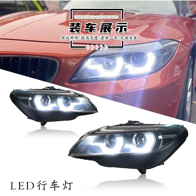 Suitable for 09-16 BMW Z4 E89 Headlight Assembly, A Pair of Modified LED Lenses, Xenon Headlights, Streamer Turn Signals
Suitable for 09-16 BMW Z4 E89 Headlight Assembly, A Pair of Modified LED Lenses, Xenon Headlights, Streamer Turn Signals