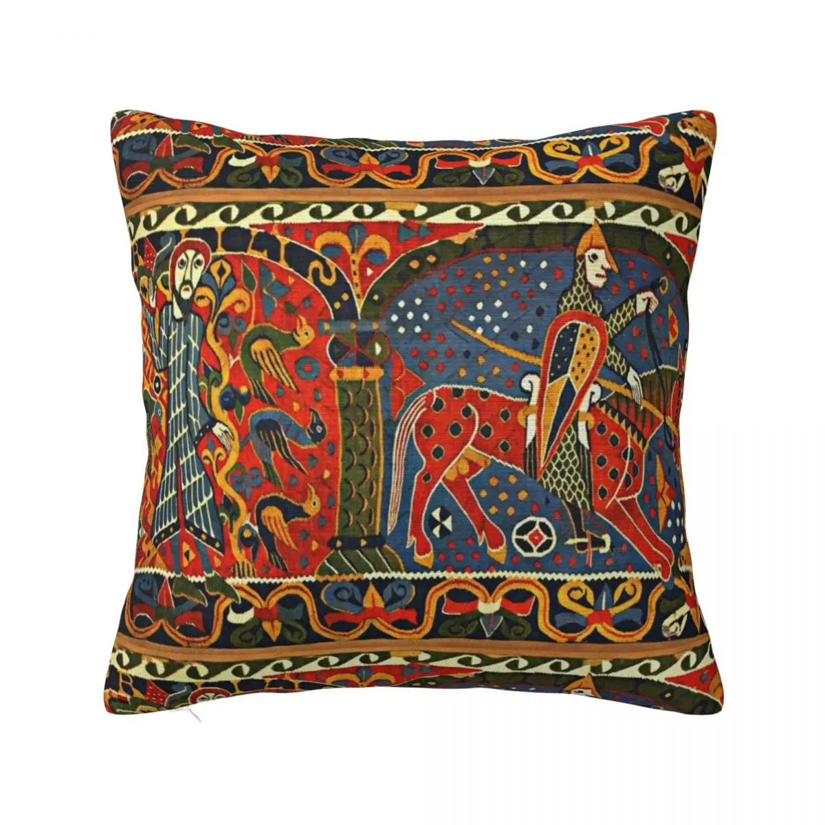 NORWEGIAN BALDISHOL TAPESTRY , Medieval Knight Horseback Throw Pillow Christmas Cushion For Home Luxury Cushion Cover
NORWEGIAN BALDISHOL TAPESTRY , Medieval Knight Horseback Throw Pillow Christmas Cushion For Home Luxury Cushion Cover