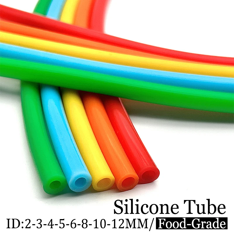 ID 2 3 4 5 6 8 10 12mm Multi-color Optional High Temp Resistant Food Grade Silicone Tube for Milk Tea Beverage Water Cup Straw
ID 2 3 4 5 6 8 10 12mm Multi-color Optional High Temp Resistant Food Grade Silicone Tube for Milk Tea Beverage Water Cup Straw