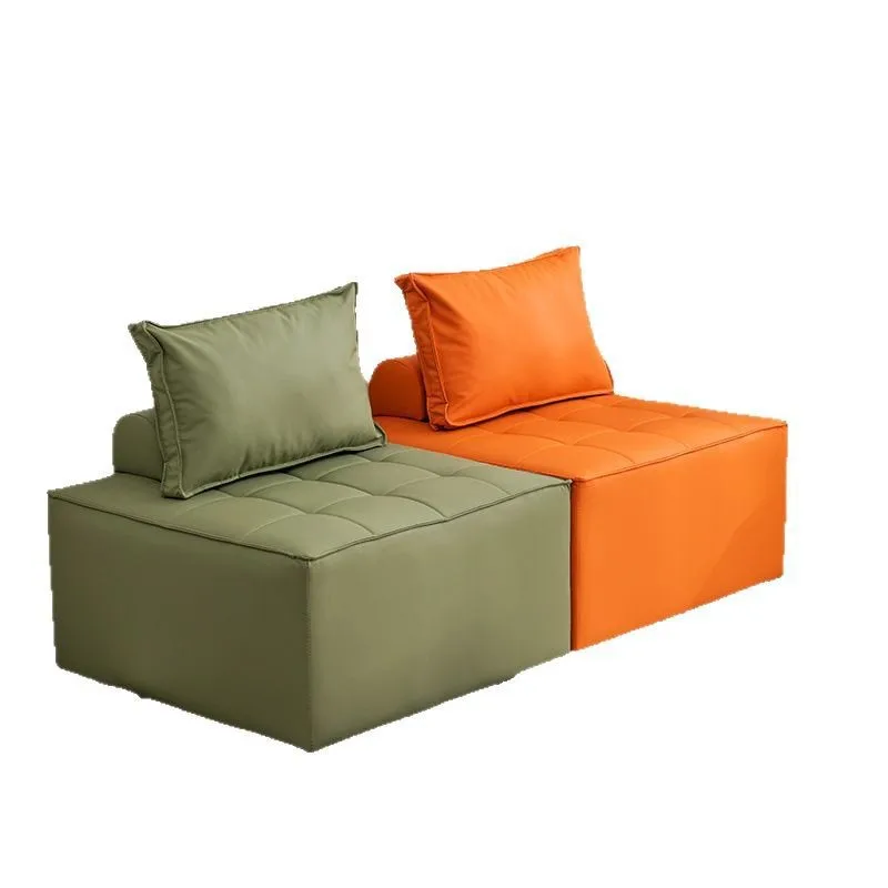 Tofu block small apartment bedroom rental sofa, leisure lazy fabric sofa combination
Tofu block small apartment bedroom rental sofa, leisure lazy fabric sofa combination
