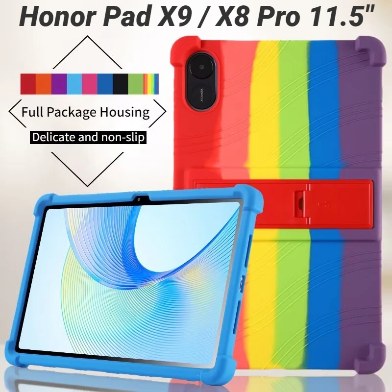 4 Thicken Cornors Shockproof Silicon Cover with Kickstand For Honor Pad X9 Case ELN-W09 11.5" Tablet PC Protector Funda Kids
4 Thicken Cornors Shockproof Silicon Cover with Kickstand For Honor Pad X9 Case ELN-W09 11.5" Tablet PC Protector Funda Kids