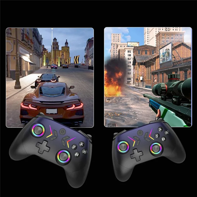 ABGB-Wireless Bluetooth Game Controller For Switch/Switch PRO/Switch Lite/PC/Mobile With Wake-Up Macro Programmable Gamepad C
ABGB-Wireless Bluetooth Game Controller For Switch/Switch PRO/Switch Lite/PC/Mobile With Wake-Up Macro Programmable Gamepad C